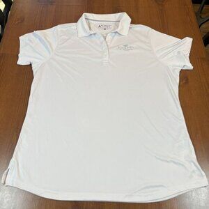 Bermuda Sands Polo Shirt Womens 2XL White Journey Pechanga Golf Performance Logo